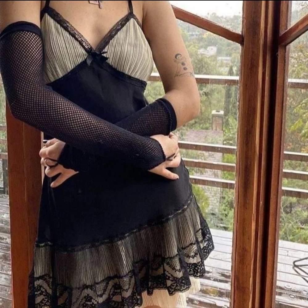 Black Angels Silk Slip